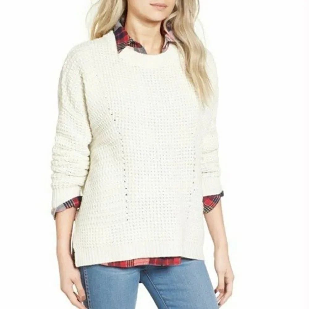 ✨ HP✨Madewell Stitch Mix Pullover Sweater✨